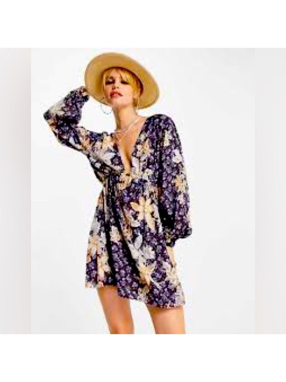 Free People Soli Mini Dress
In Night Combo
Size Small